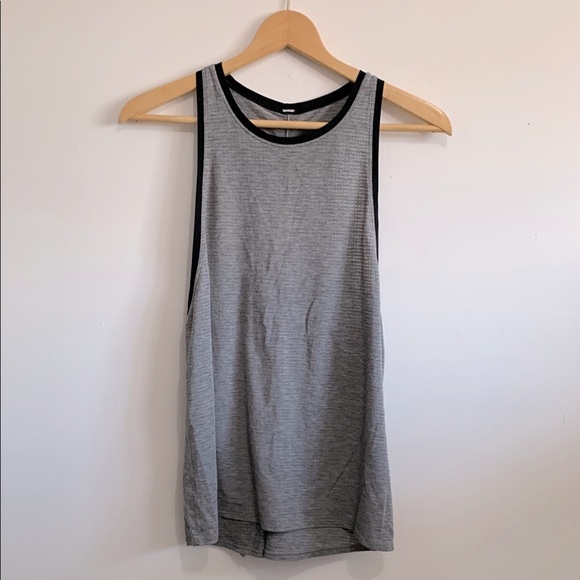 Lululemon Course Of Action Tank in Heathered Black size 8 - Picture 2 of 4